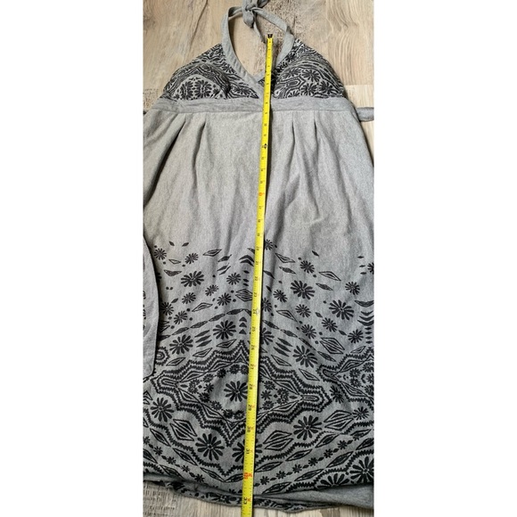 Athleta : grey Balsa burnout halter dress - Picture 10 of 12